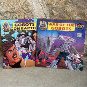 Vintage 1984 Golden Book Super Adventure War of the Gobots Gobots on Earth Tonka